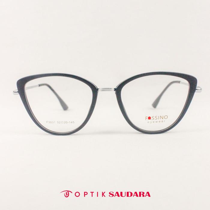 Optik Saudara - Frame Fassino - Kacamata Wanita Model Cat Eye Super Stylish F FAS3031 C12 52