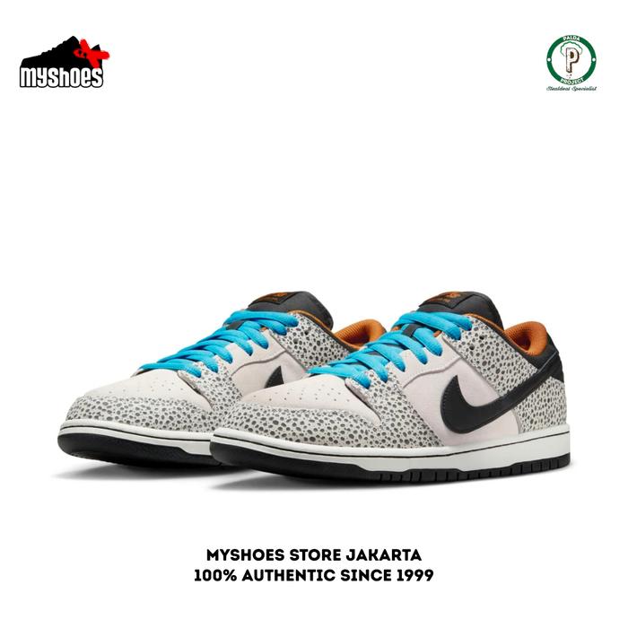 Sepatu Sneakers Pria Nike SB Dunk Low Electric Pack Olympic Safari 100% Authentic - FZ1233 002