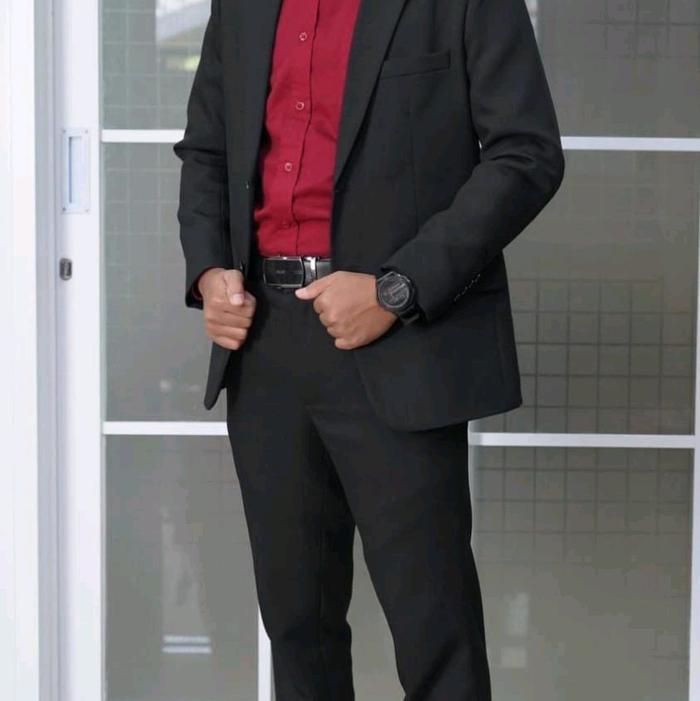 setelan jas pria slim fit