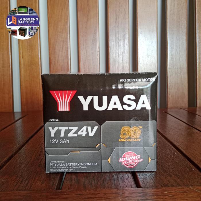 Aki untuk Karisma,Beat,Mio,Vario,Vixion YUASA YTZ4V / YTZ5S / GTZ5S / MTZ5S