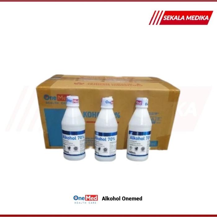 ALKOHOL 70% 100ML ONEMED / KARTON 24 BTL