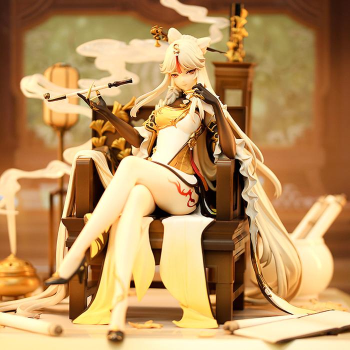 Genshin Impact Ningguang Action Figure Toys Anime Figurine Hutao PVC