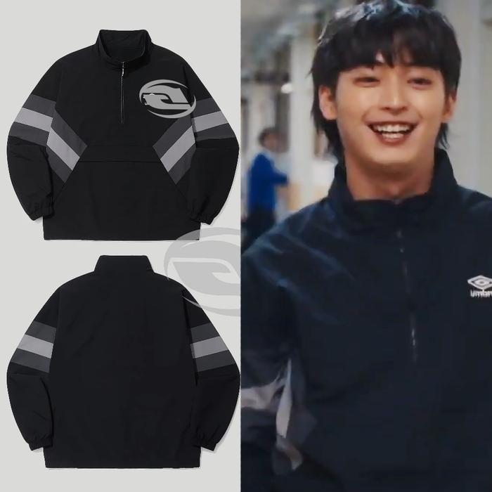 Halfzip Jacket Nam Seung Sik One High School Hero | Jacket Vintage Outfit Drama Korea  Pria Waterpro