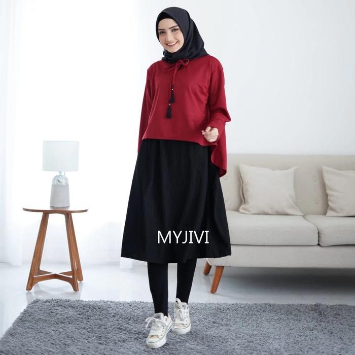 MIDI DRESS PLISKET BY MY JIVI
