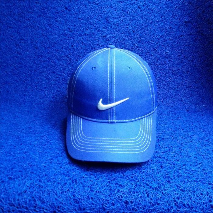 topi nike golf biru second original
