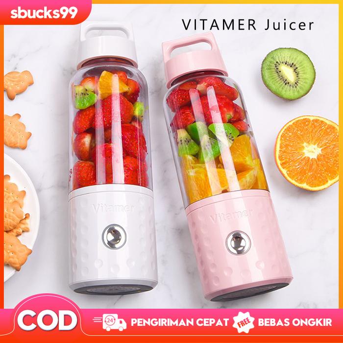 VITAMER Juicer 500 ML Juicer Cup Electric (JUICER & ICE CRUSHER)Juser maju yang nyaman