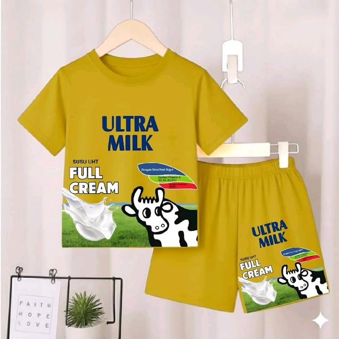 baju ultra milk setelan anak-anak