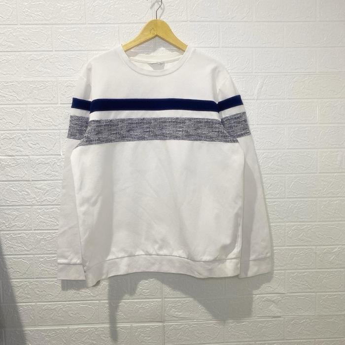 mind bridge putih Sweater Crewneck Wanita