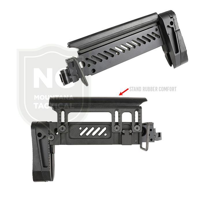 STOK TERBATAS !!!! POPOR ZENITCO PT-1 SIDE FOLDING STOCK FOR AK SERIES PT 1 TELESCOPIC TERJANGKAU