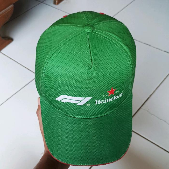 topi heineken second,topi heineken