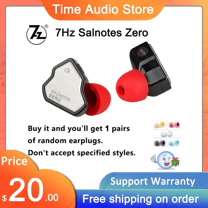 7Hz Salnotes Zero HiFi 10mm Dynamic Driver In Ear Earphone IEM Metal