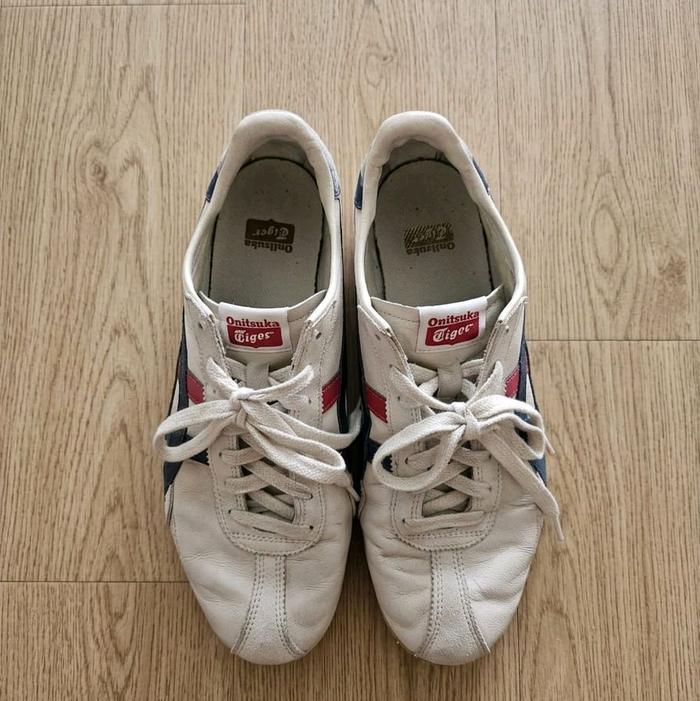 Onitsuka Tiger Runspark Original Second Bekas Size EURO 41.5 / US 8 Tanpa Box Warna merah biru putih