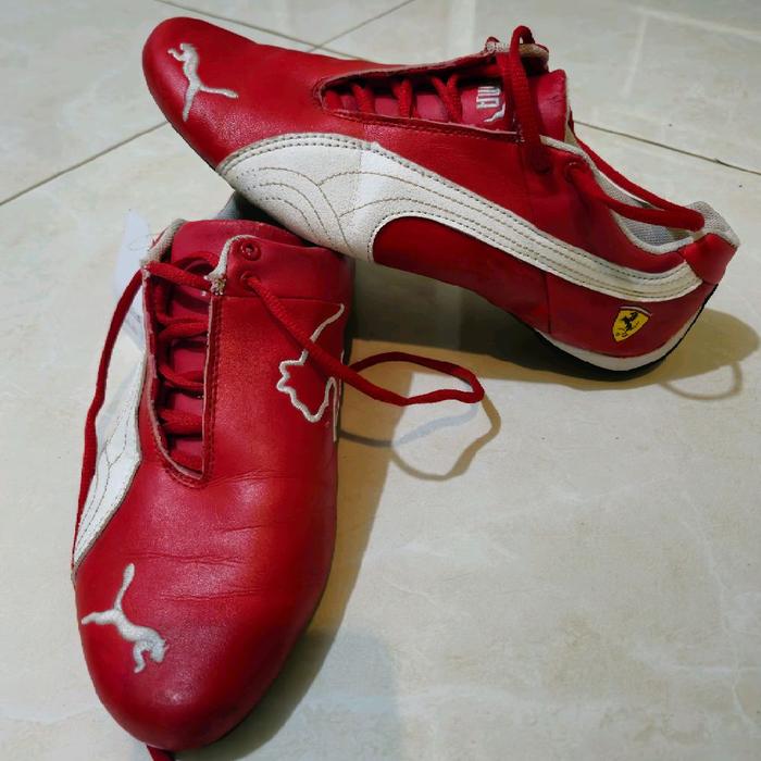 sepatu pria puma x ferrari second branded