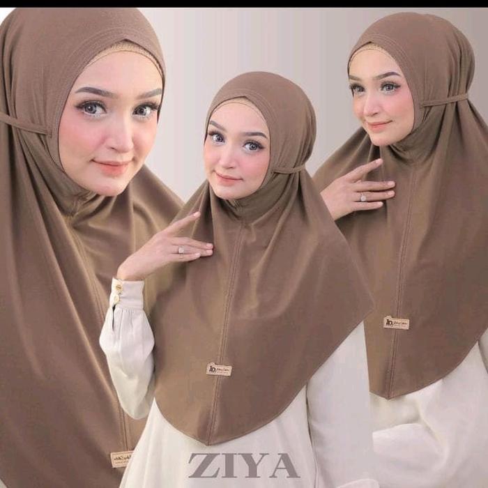 hijab non pad tali merek al.dans hijab ini sangat bagus dan bahannya adem ,hijab ini cocok untuk seh