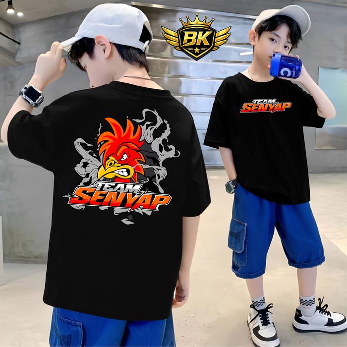 KAOS ANAK TEAM SENYAP - T SHIRT TEAM SENYAP - TEAM SENYAP - KAOS ANAK COD SEHARI JADI