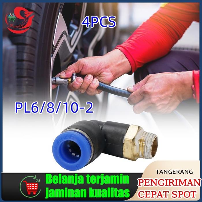 Fitting Slip Lock Elbow L Drat Luar Male Drat MPL Sliplock PL Male 6mm 8mm 10mm
