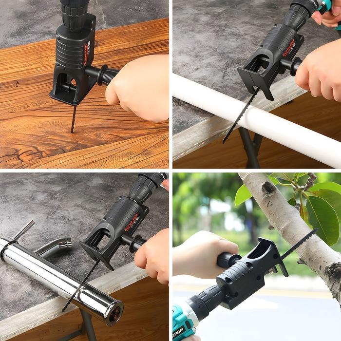 Adaptor Jigsaw Adaptor Bor Ke Gergaji Konektor Electric Drill Jig Saw 6992