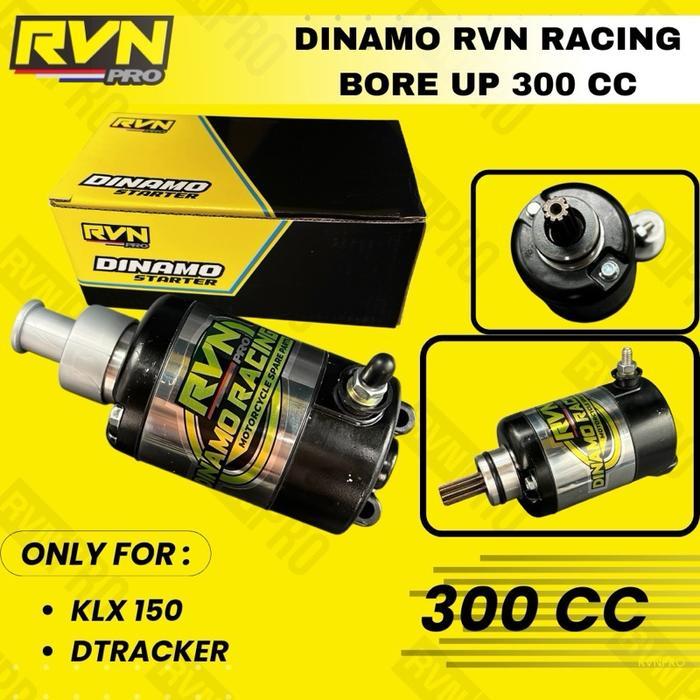 DINAMO STARTER STATER KLX 150 - DTRACKER 150 - KLX150 BORE UP 300 CC RVN RACING RVNPRO ORIGINAL