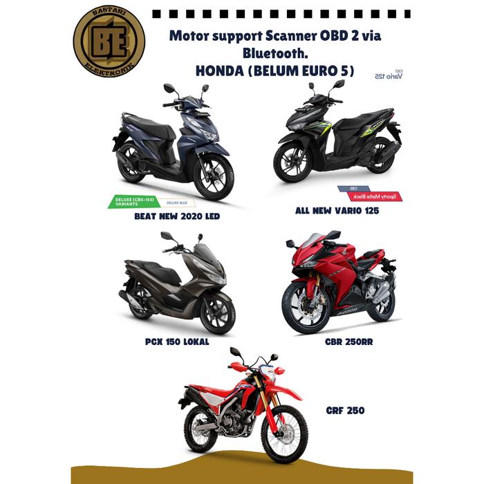 BEST SELLER SCANNER OBD 2 Untuk ECU MOTOR INJEKSI HONDA dan YAMAHA - HONDA & YAMAHA