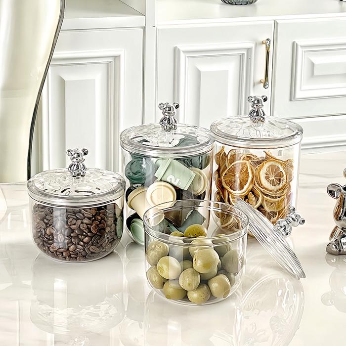 VOOVA Toples Kue/ Toples Penyimpanan Snack Makanan Ringan/ Toples Aesthetic/ Toples Serbaguna/ Konta