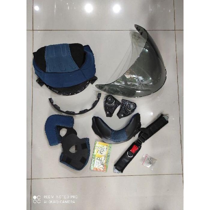 Paket Busa helm ink Centro fullset + tali helm + kaca ink Centro