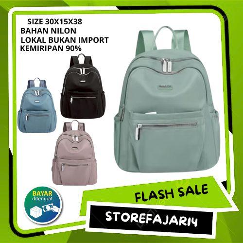 TAS RANSEL CEWEK - CHIBAO 1728 / GREEN FOX Original Import Waterproof Wanita Pink Backpack Sekolah y