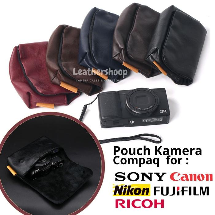 Pu Pouch Tas Kamera Sony ZV1 ZV1F ZV12 WX500 WX800 WX350 WX220 HX99 G7XII G7XIII SX730 SX740 G9X GRI