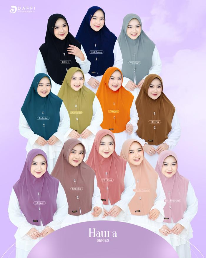 HIJAB INSTAN HAURA BY DAFFI Matterial High Twist Parfum