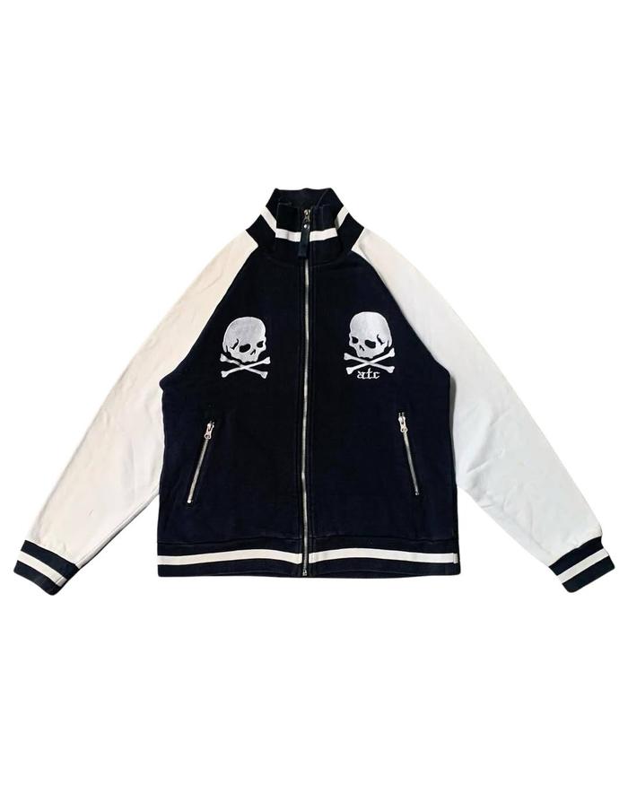 Authentic / Original In The Attic - Skull Varsity Jacket (Black)