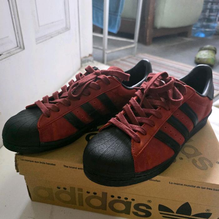 Sepatu Sneakers Pria Wanita ADIDAS  SUPERSTAR 82 ORIGINAL - 42.5