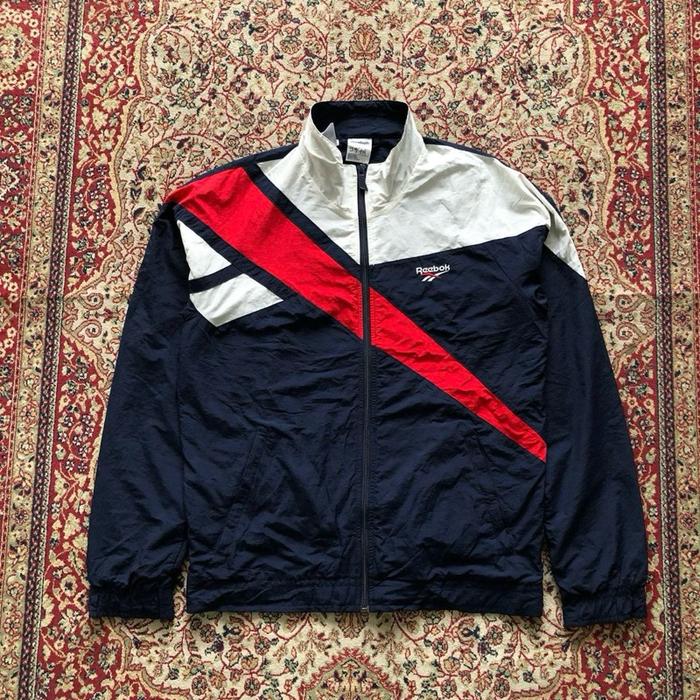 Jaket Reebok classic vector track jacket vintage Reebok casual hooligan jacket i246