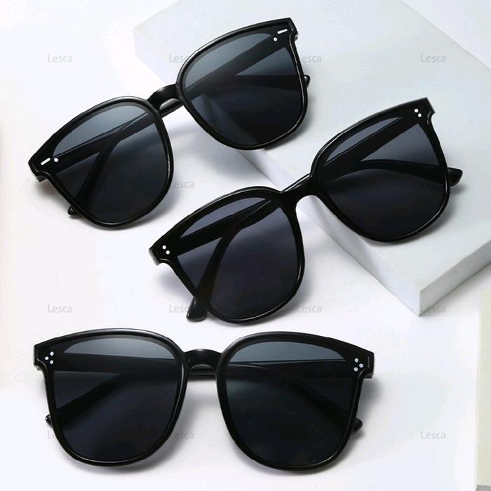t Kacamata Hitam Fashion Pria Wanita Gaya Korea Frame Sunglasses Eyewear Lebar 65mm Tinggi 57mm Panj