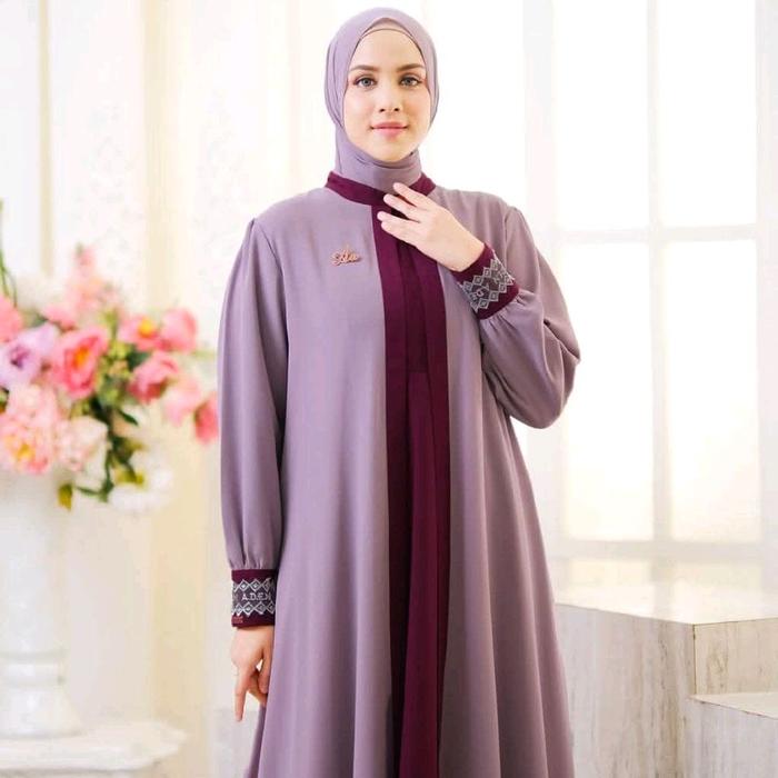GAMIS ADEN ZULAIKHA REBORN CHERRY BERRY || ADEN DRESS ONLY