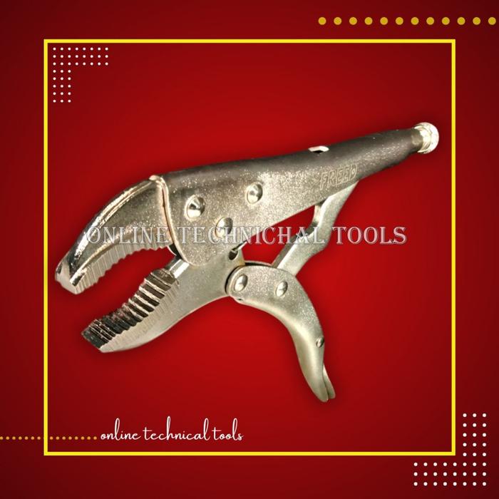 Tang Buaya / Tang Pengunci FREED Professional – Model Rahang Bulat (Curved Jaw Locking Plier) GAGANG