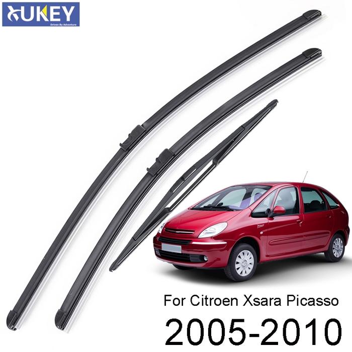 Xukey Front Rear Windshield Wiper Blades Kit For Citroen Xsara