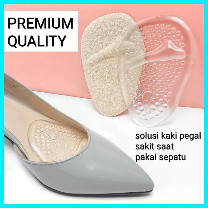 INSOLE SEPATU GEL INSOLE SEPATU DEPAN SHOE PAD GEL GANJALAN SEPATU DPTB