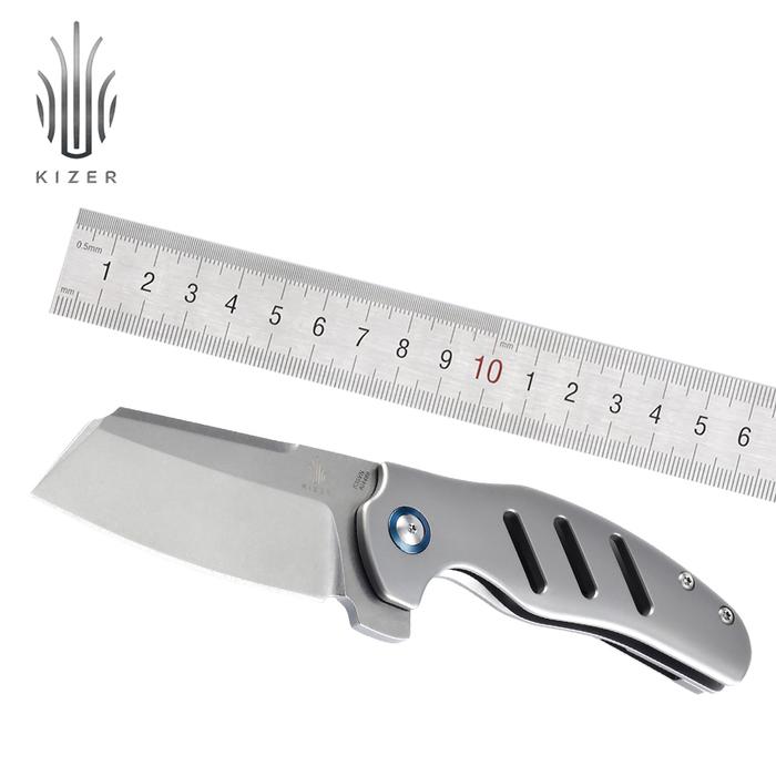 Kizer Tactical Knife C01C Ki4488 Special Cleaver Folding Knife
