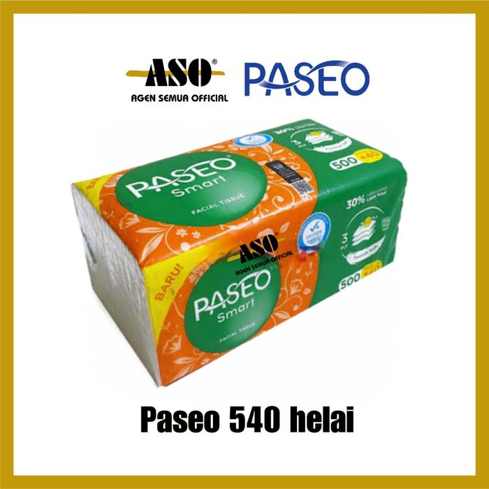 Tissue / Tisu Paseo Smart 540 Helai Facial Tissue PROMO!!!