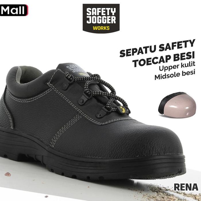 Sepatu Safety Jogger Works Rena S3 Rubber Outsole Heat Resistance Sole Anti static anti slip