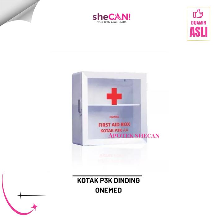READY KOTAK P3K DINDING ONEMED - Tempat Penyimpanan obat