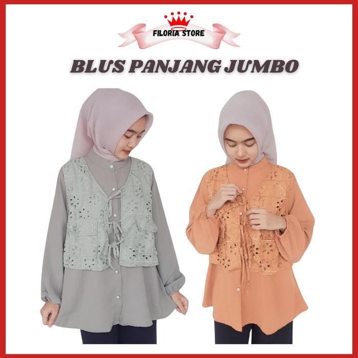 FILORIA - Blus Panjang Jumbo 5XL Blus Jumbo