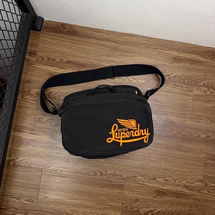 Superdry canvas shoulder bag
