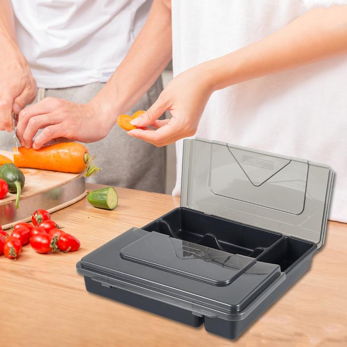 Plastic Cutlery Tray for Kitchen Drawers Portable Cutlery Holder with