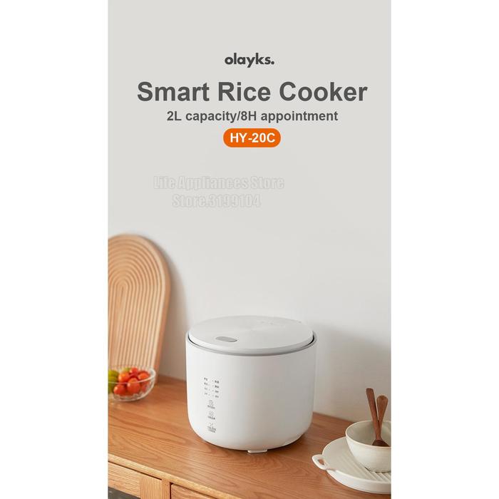 Olayks Penanak Nasi 2L Panci Masak Nasi Listrik 220V Penggaris