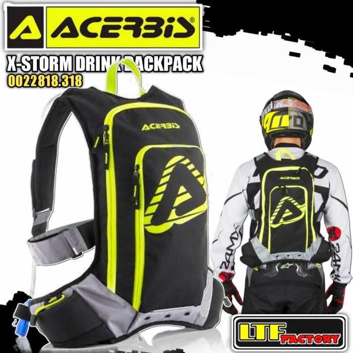 ACERBIS X-STORM HYDROBAG - DRINK BAG BACKPACK - TAS RANSEL BARANG PUNGGUNG SEPEDA MTB DH DOWNHILL - 
