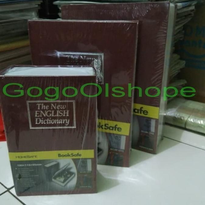 (Cooger) Book Safety Box Bentuk Buku Kamus - Kotak Brankas Size L - Besar