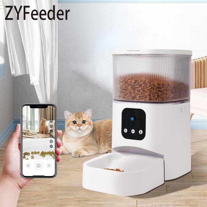 Automatic Cat Feeder Smart Pet Feeder With Camera APP Timing Remote