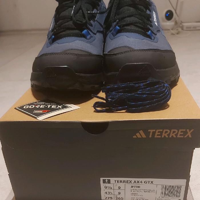 Adidas Terrex Ax4 GTX GORE-TEX Size 43 1/3, US (9,5), UK (9) Sneakers Sepatu Outdoor