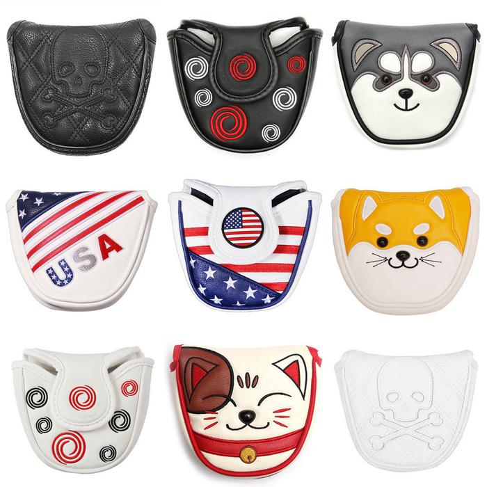 Golf putter cover semi-circle putter cover Odyssey head cover