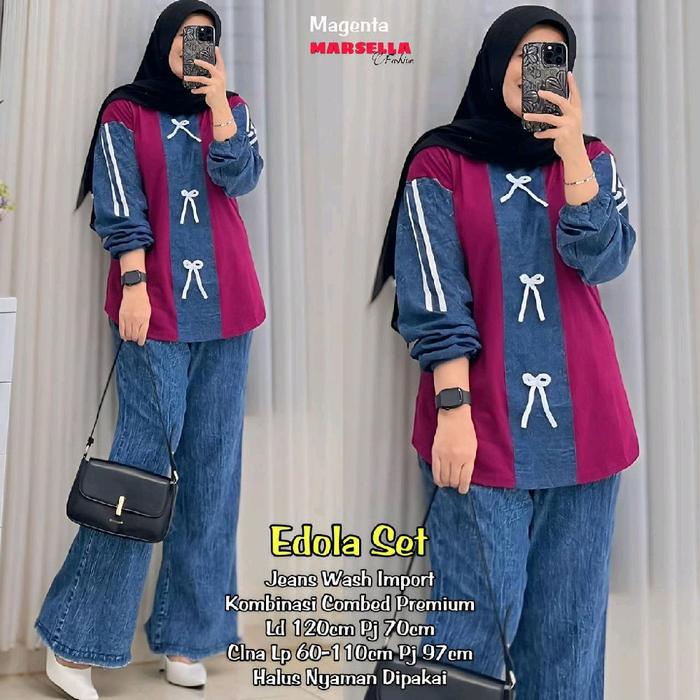EDOLA SET  # marsela # jeans